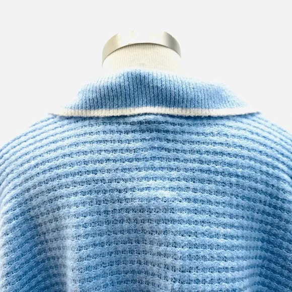 NWT SO GOODS FOR LIFE Juniors Long Sleeve Vneck Collar Pullover Blue Sweater XXL - Picture 5 of 12